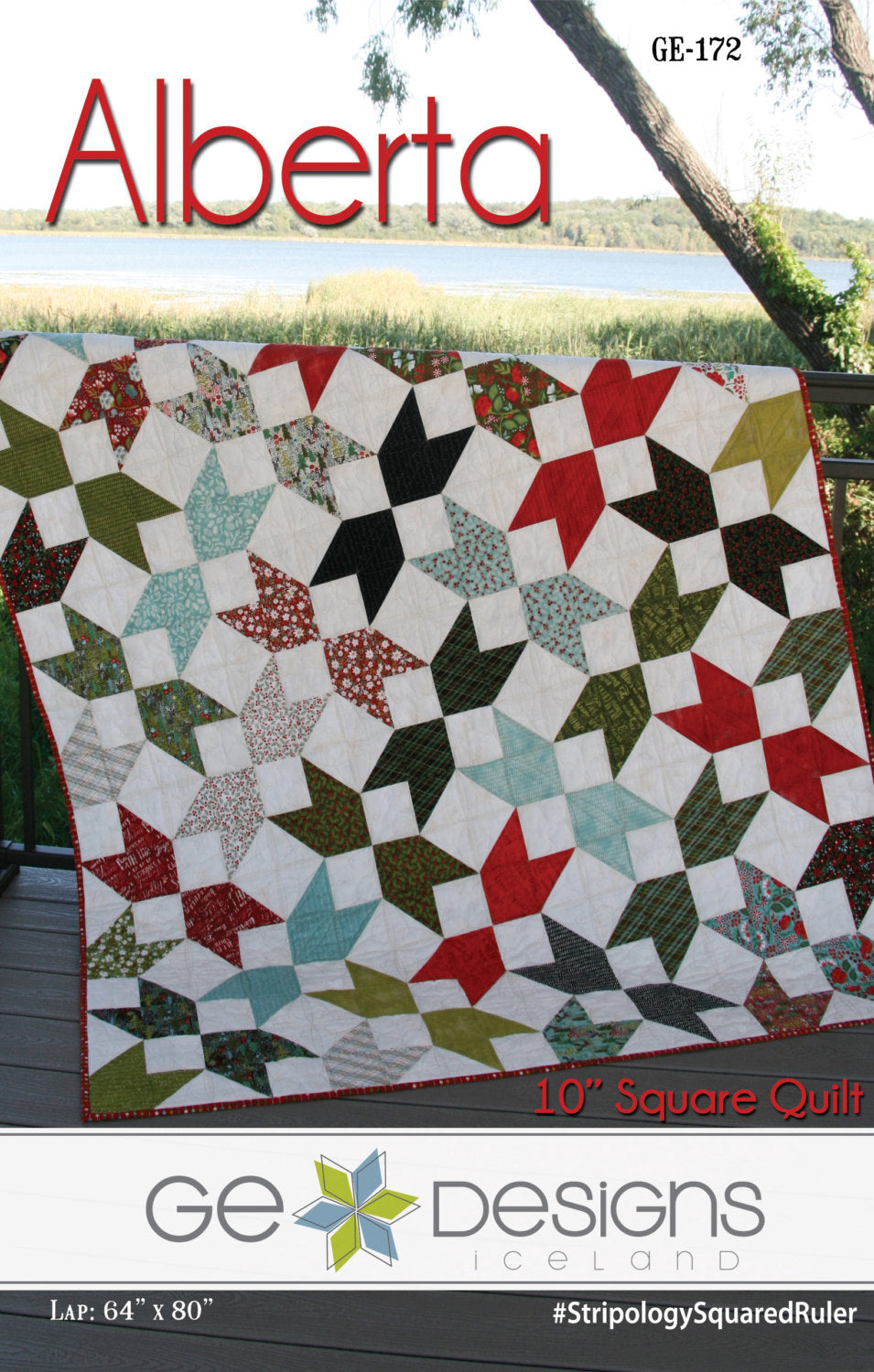 Alberta 10" Square Pattern 172 Pattern GE Designs