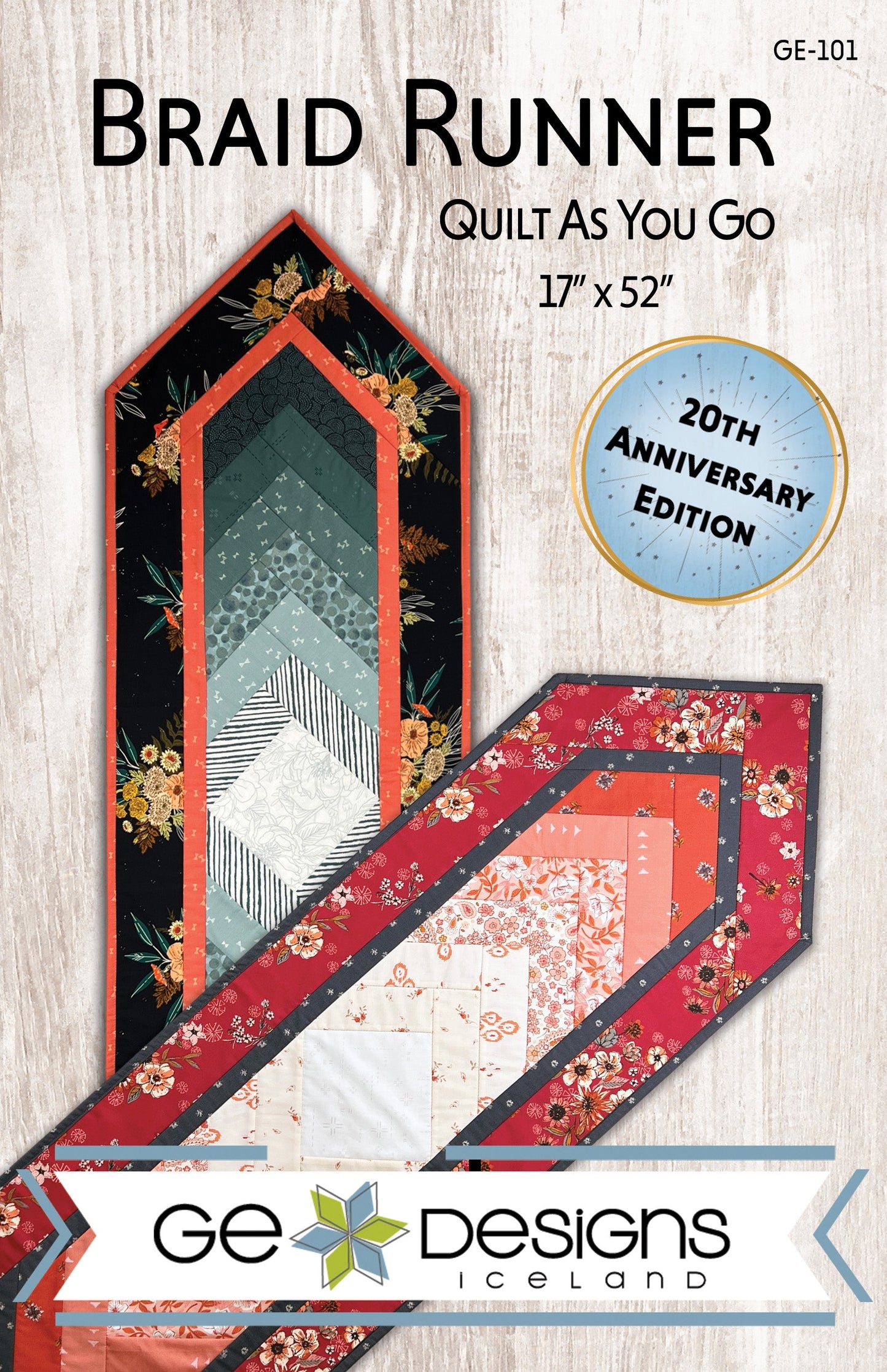 Braid Runner Table Runner Pattern 101 Pattern GE Designs