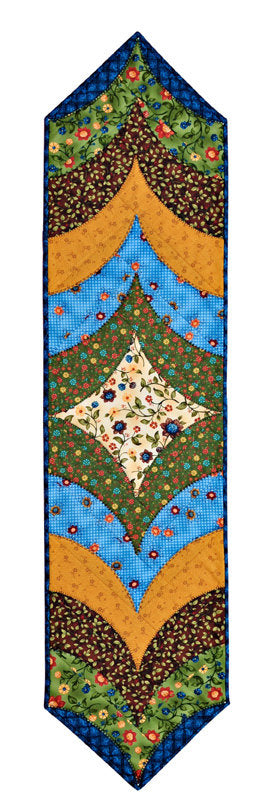 Curvacious Table Runner Pattern 164 Pattern GE Designs