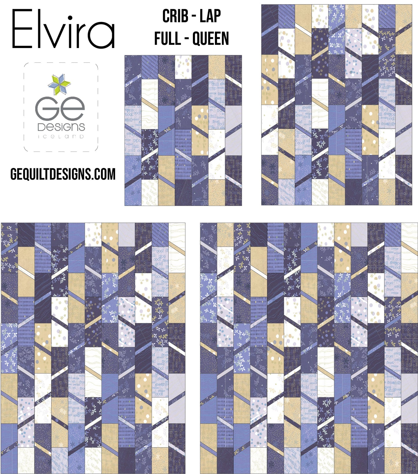 Elvira - Fat Quarter Pattern 218 Pattern GE Designs