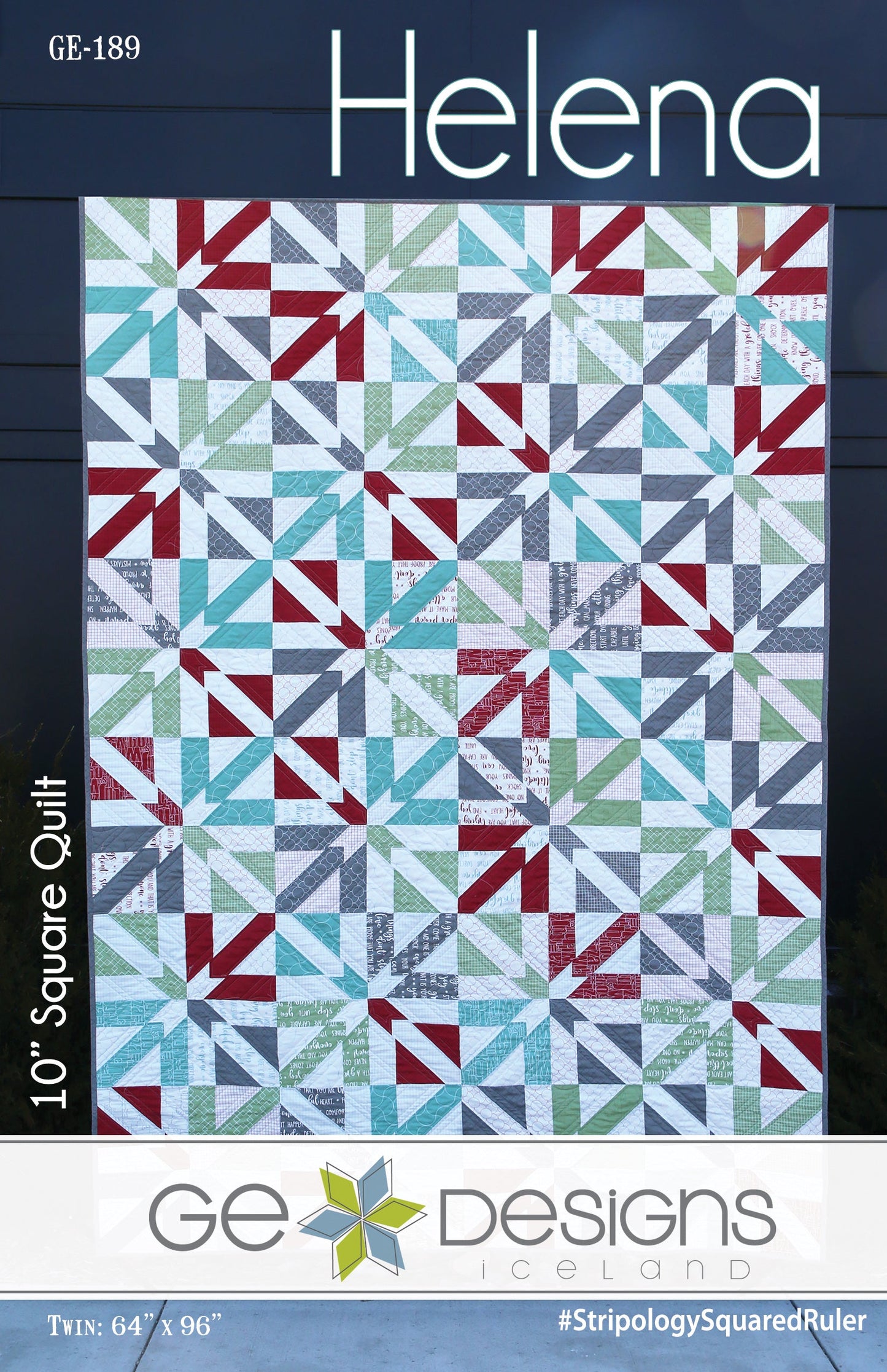 Helena - 10" Square Pattern 189 Pattern GE Designs