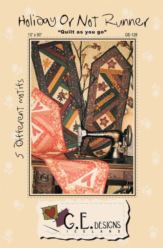 Holiday Or Not Runner Pattern 128 Pattern GE Designs
