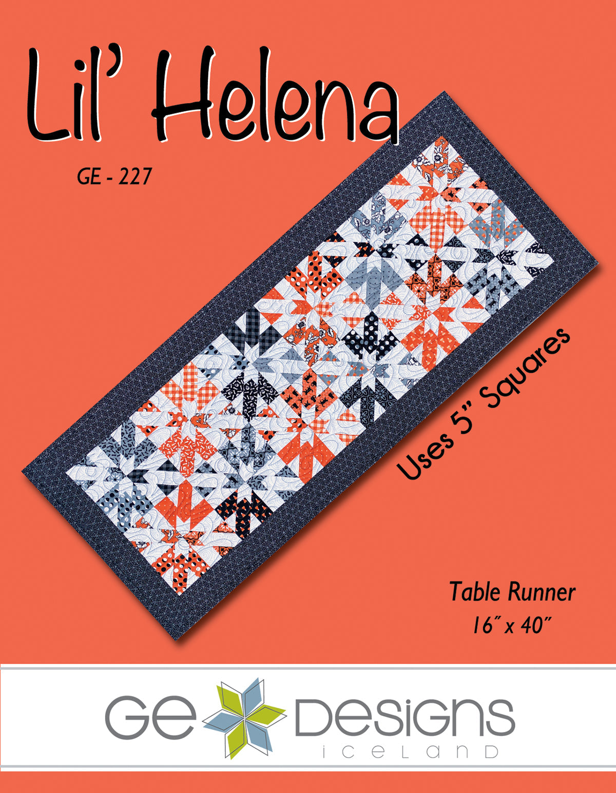Lil' Helena - Table runner pattern 227 Pattern GE Designs