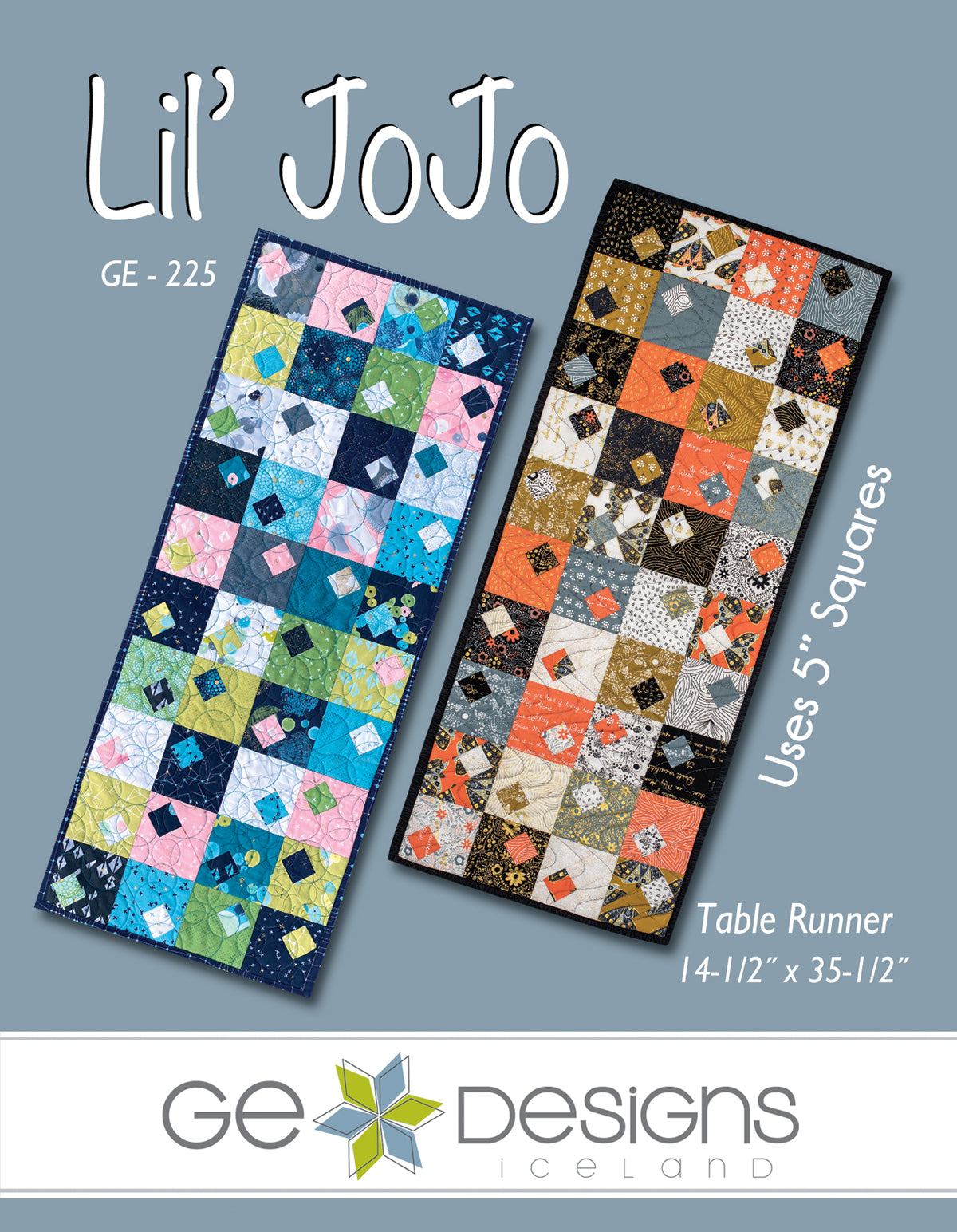 Lil' JoJo - Table runner pattern 225 Pattern GE Designs