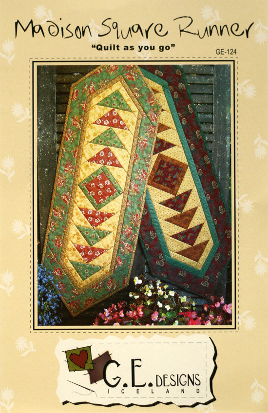 Madison Square Runner Pattern 124 Pattern GE Designs