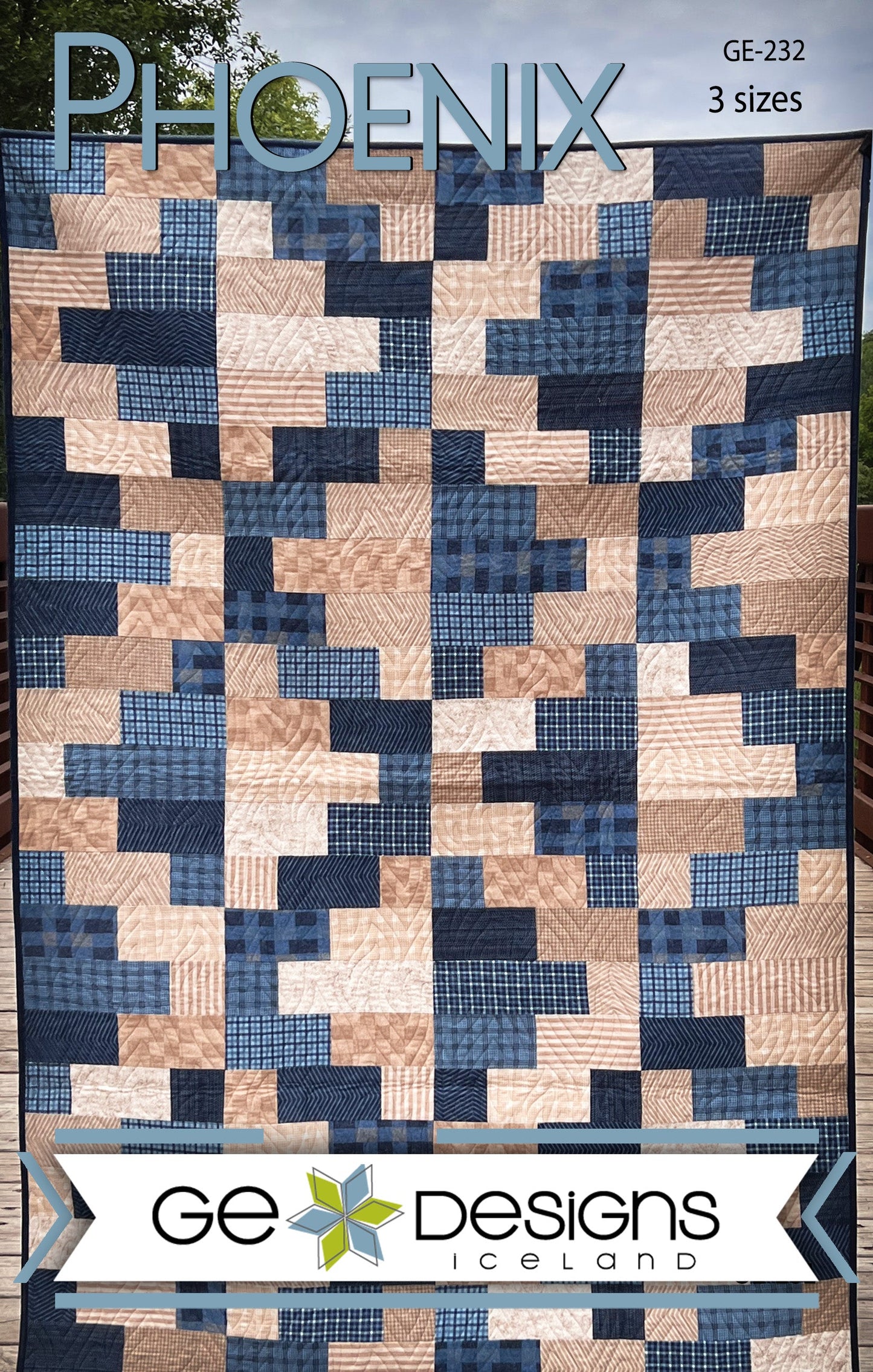 Phoenix - Fat Quarter Pattern 1 232 Pattern GE Designs