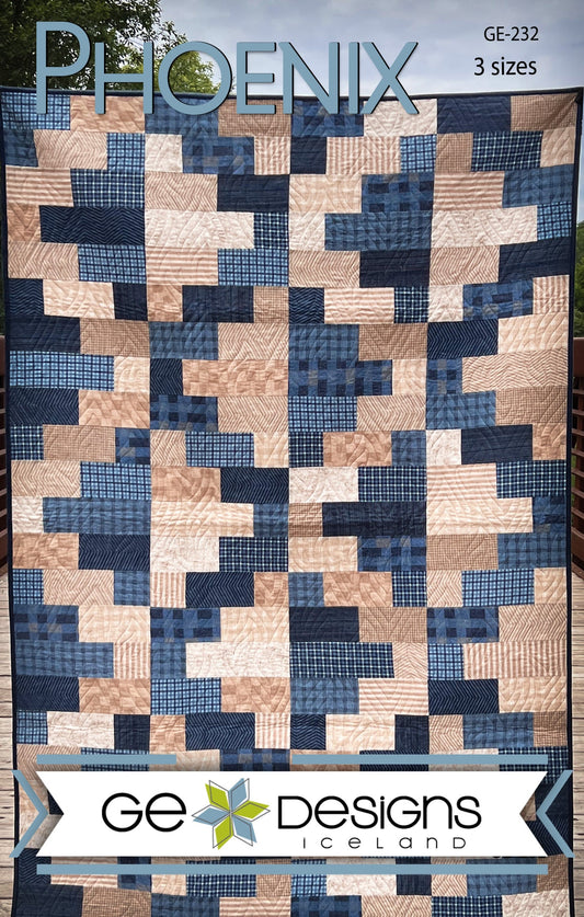 Phoenix - Fat Quarter Pattern 1 232 Pattern GE Designs