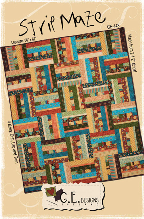Strip Maze Pattern 143 Pattern GE Designs