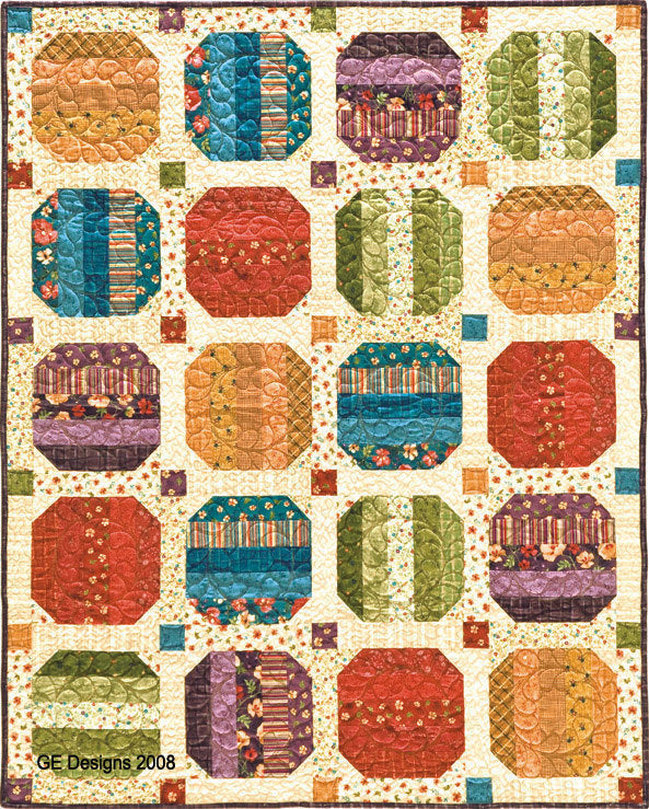 Strip Off Quilt Pattern 136 Pattern GE Designs
