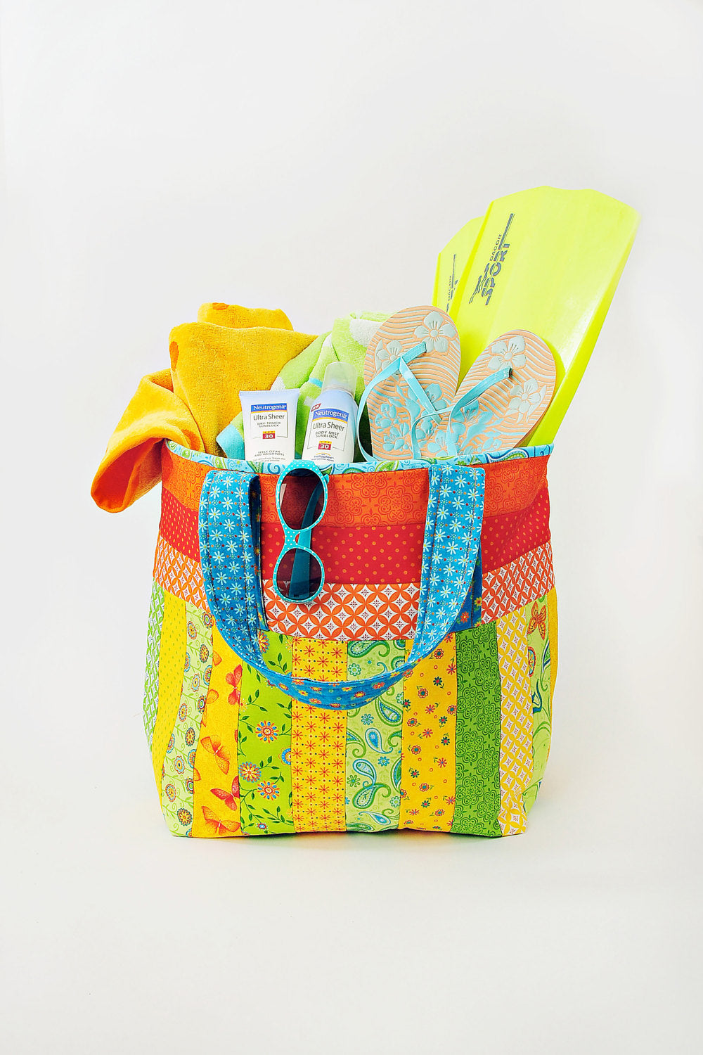 Strip To The Beach Tote Bag Pattern 165 Pattern GE Designs