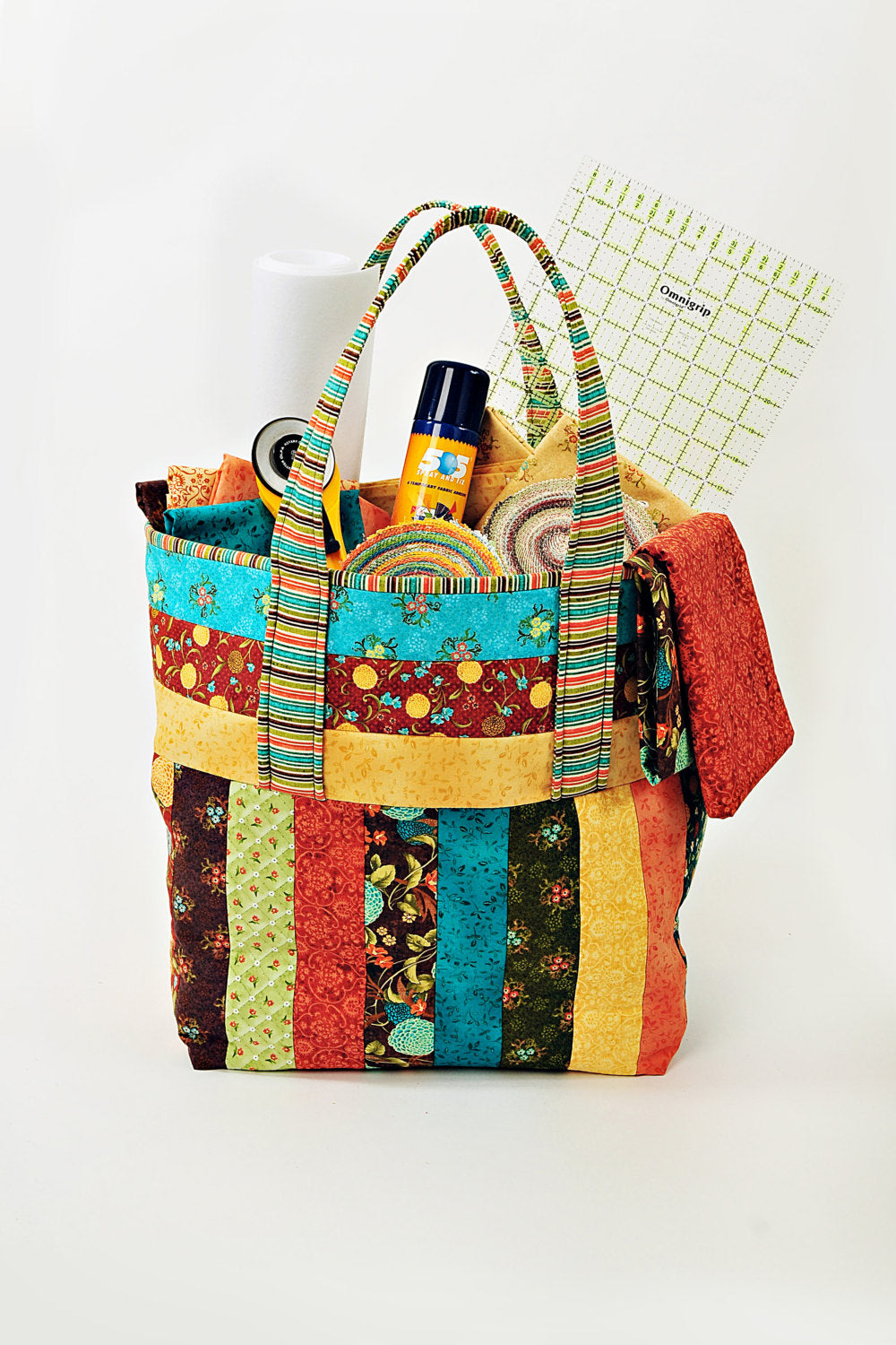 Strip To The Beach Tote Bag Pattern 165 Pattern GE Designs