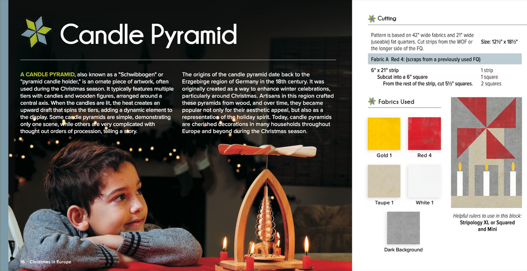 Christmas in Europe E-Book Book GE Designs