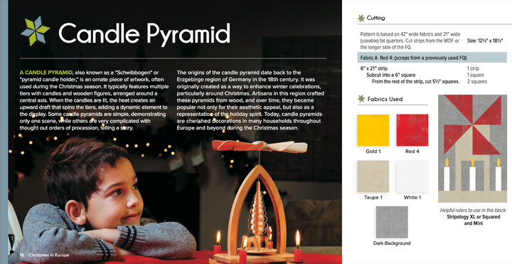 Christmas in Europe E-Book Book GE Designs