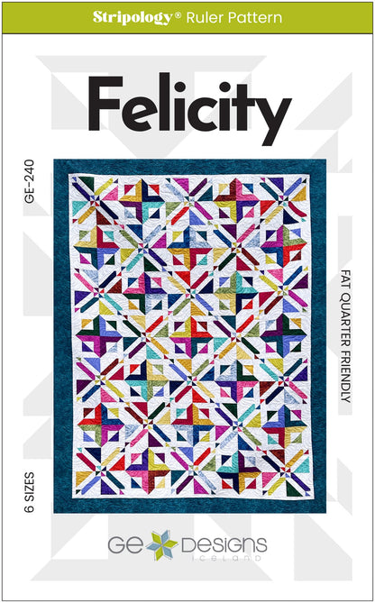 Felicity - 1/2 yard or Fat Quarter Pattern 240 Pattern GE Designs