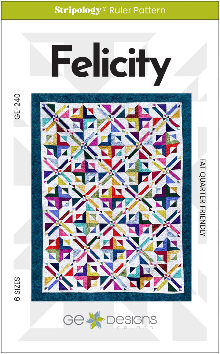 Felicity - 1/2 yard or Fat Quarter Pattern 240 Pattern GE Designs