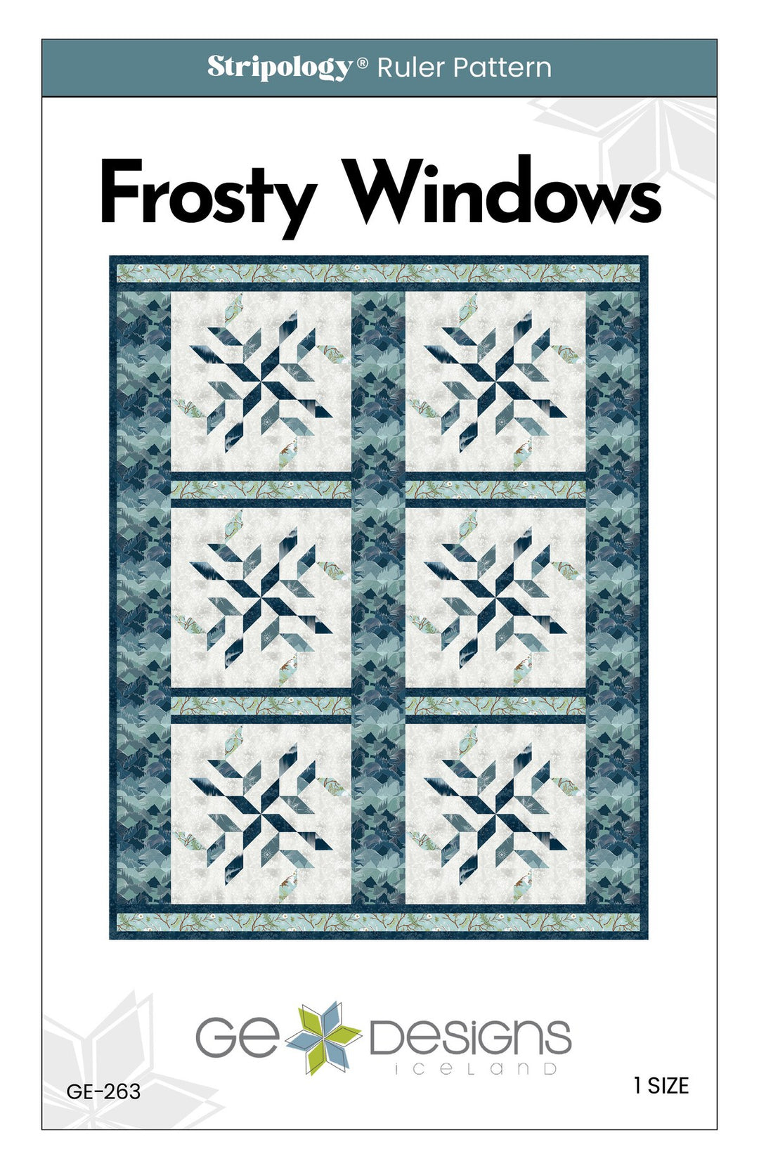 Frosty Windows Quilt Pattern GE-263