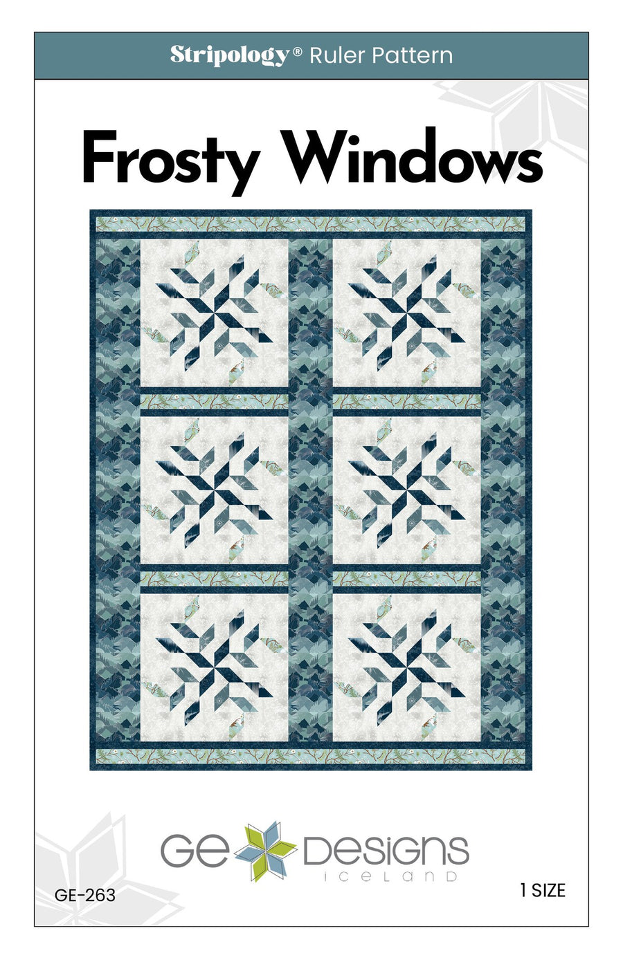 Frosty Windows Quilt Pattern GE-263