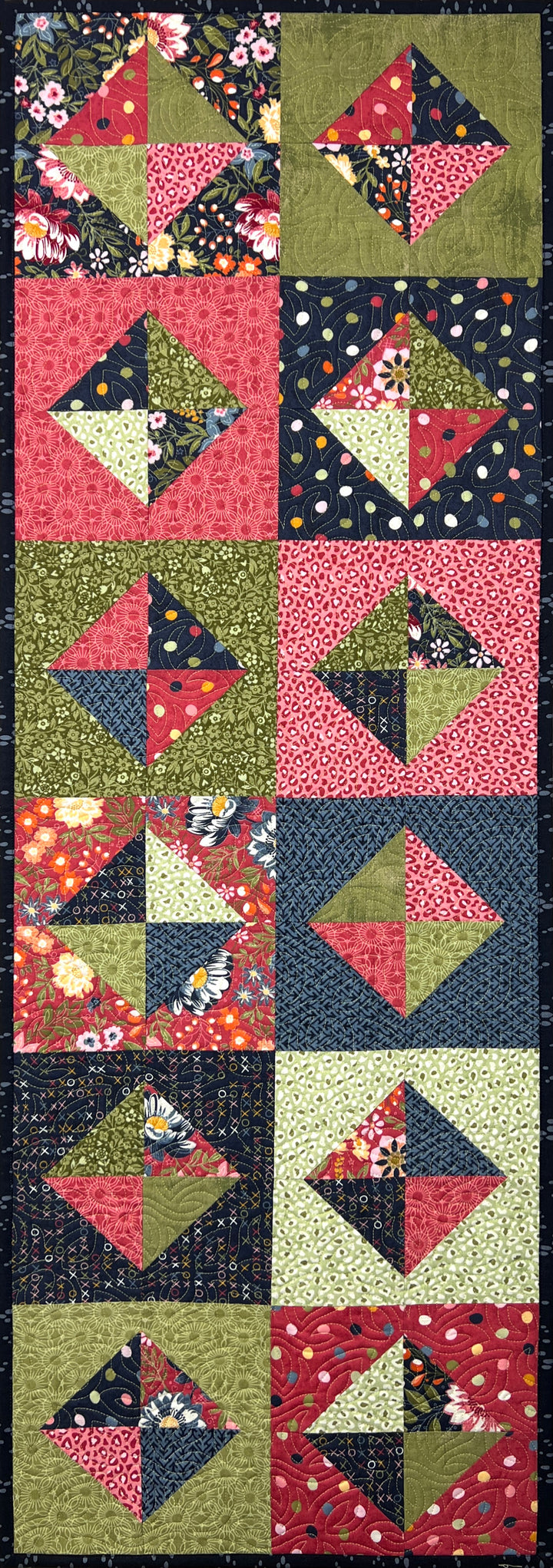 Lil' Skyler Table Runner Pattern | GE Designs | GE-254 Finished Size: 16" x 48"