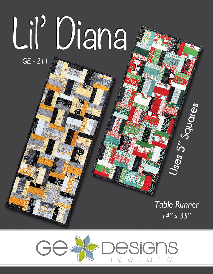 Lil' Diana - Table runner pattern 211 Pattern GE Designs   