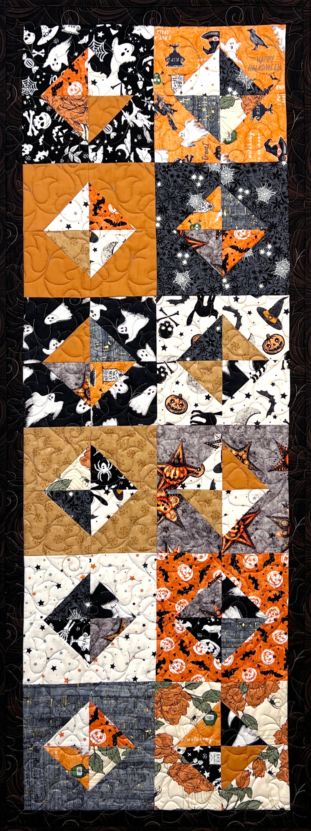 Lil' Skyler Table Runner Pattern | GE Designs | GE-254 Finished Size: 16" x 48"