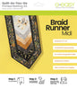 Quilt-As-You-Go Batting Kit PREORDER - Braid Runner Midi Pattern GE Designs