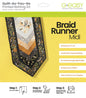 Quilt-As-You-Go Batting Kit - Braid Runner Midi Pattern GE Designs