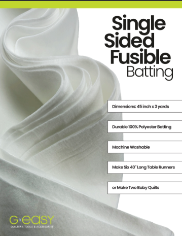GEasy Single Sided Fusible Batting