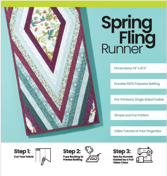 Quilt-As-You-Go Batting Kit -Spring Fling Pre-Order