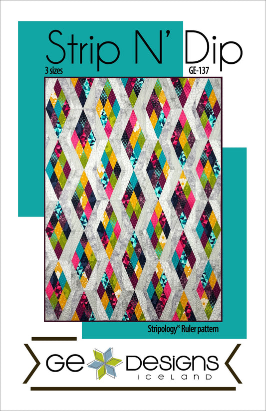 Strip N' Dip - 2.5" PDF Strip Pattern 137 Pattern GE Designs