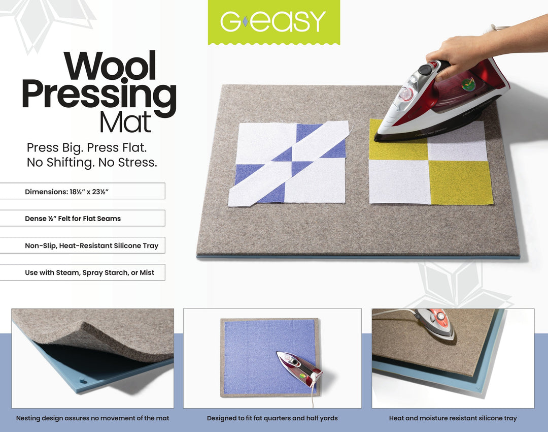 GEasy Wool Pressing Mat - Large, quilting tool