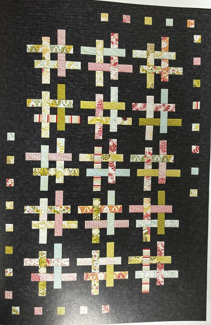 Pixie Stix quilt, part of the Strip Your Stash Trunk trunk show