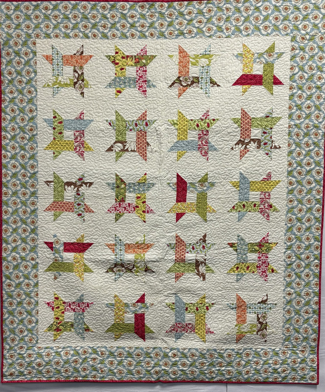 Anglers Choice quilt, part of the Stripology Mixology 2 Trunk 1 trunk show