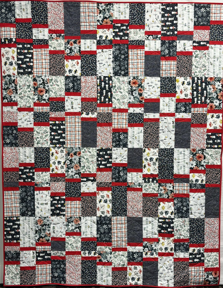 Sammy quilt, part of the Stripology Mixology 2 Trunk 1 trunk show