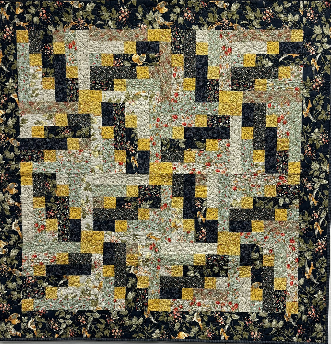 Honey quilt, part of the Stripology Mixology 2 Trunk 2 trunk show