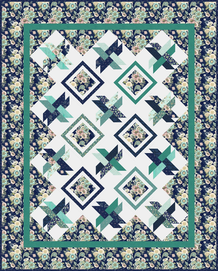 Criss Cross Double Toss quilt, part of the Stripology Mixology 3 Trunk 1 trunk show