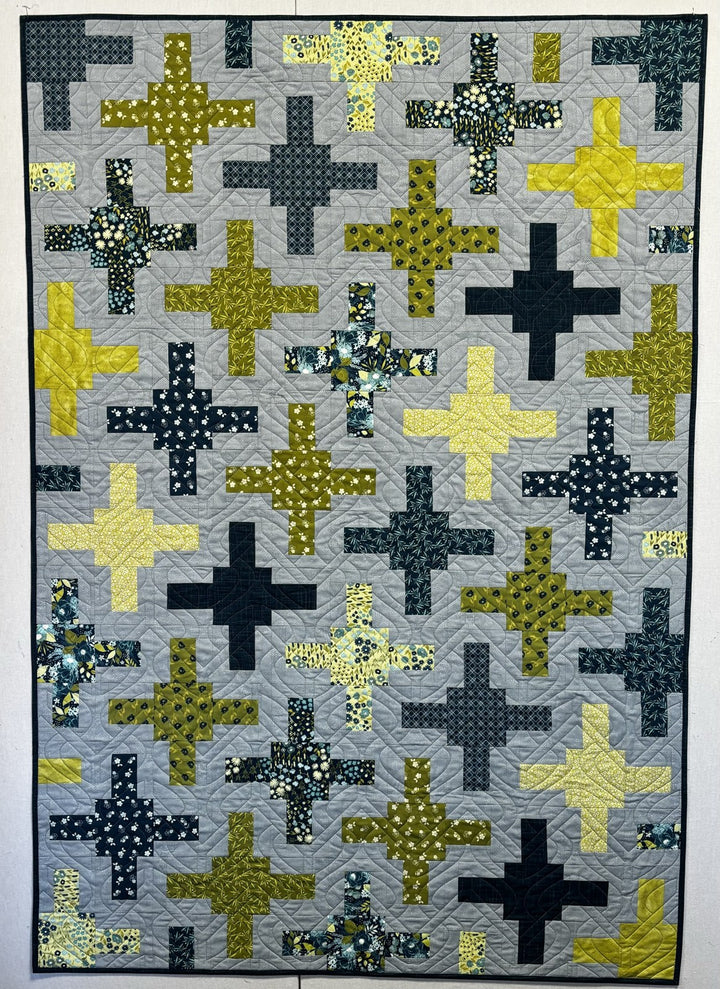 Ingrid quilt, part of the Stripology Mixology 3 Trunk 1 trunk show