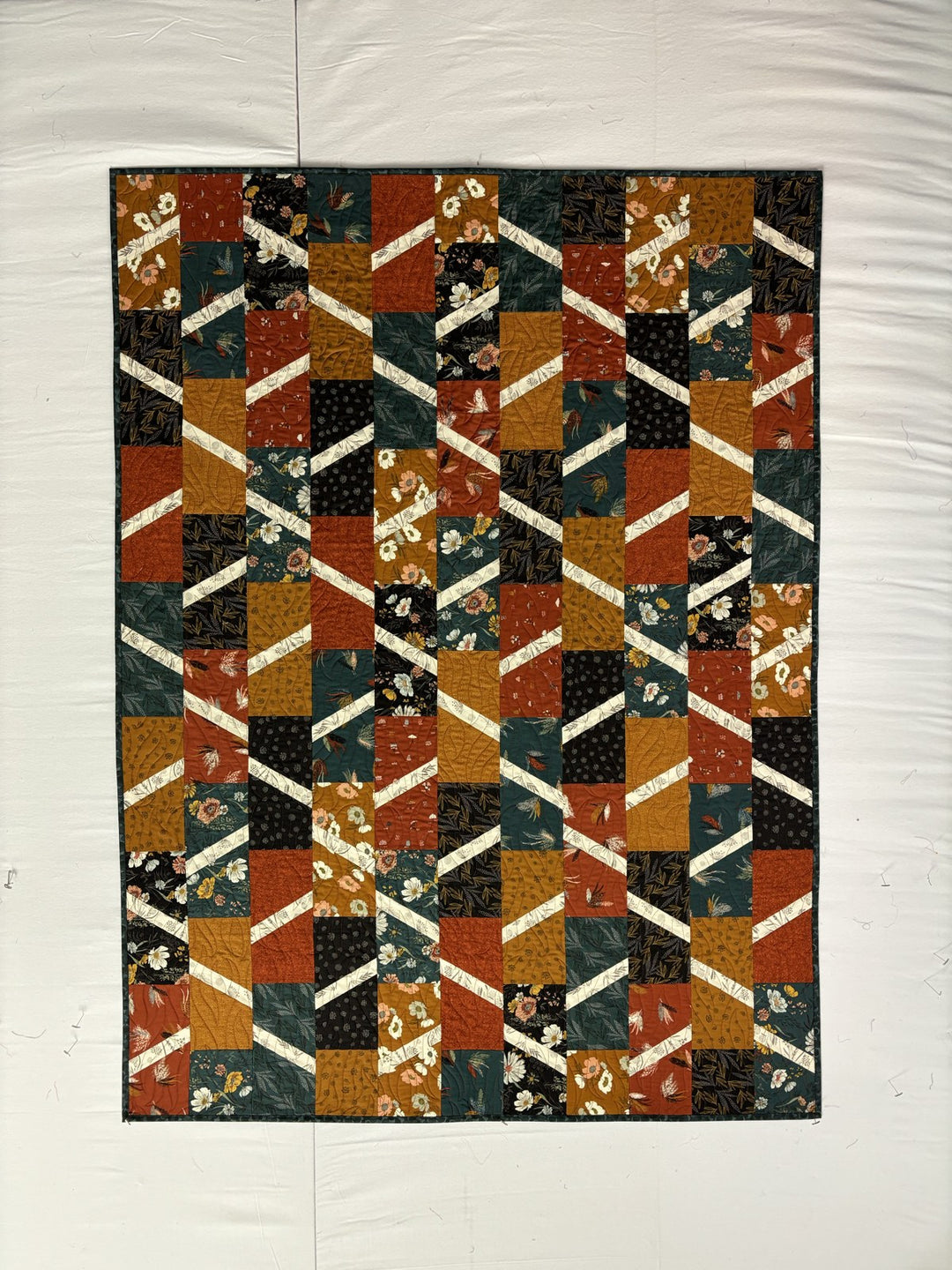Elvira 2 quilt, part of the Stripology Mixology 3 Trunk 2 trunk show