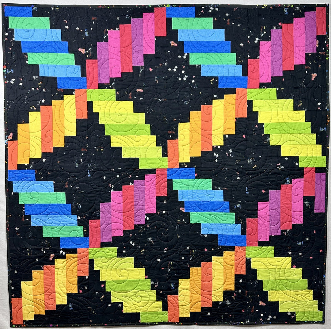 Camilla quilt, part of the Stripology Mixology Trunk 2 trunk show