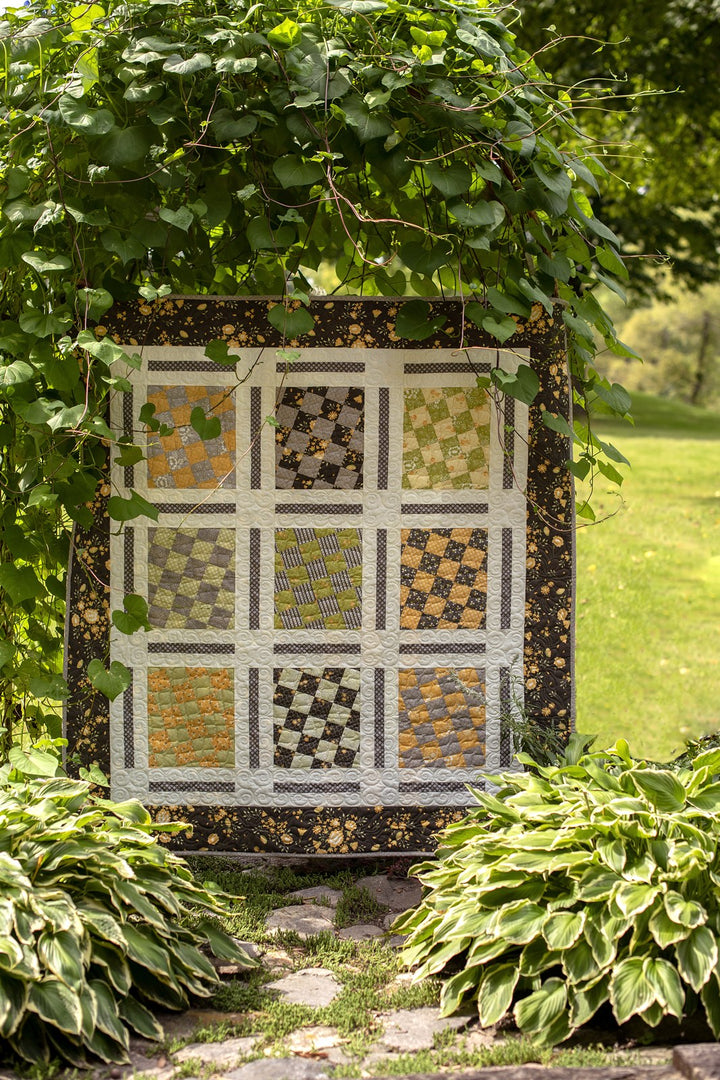 Crooked Patch quilt, part of the Stripology Mixology Trunk 2 trunk show