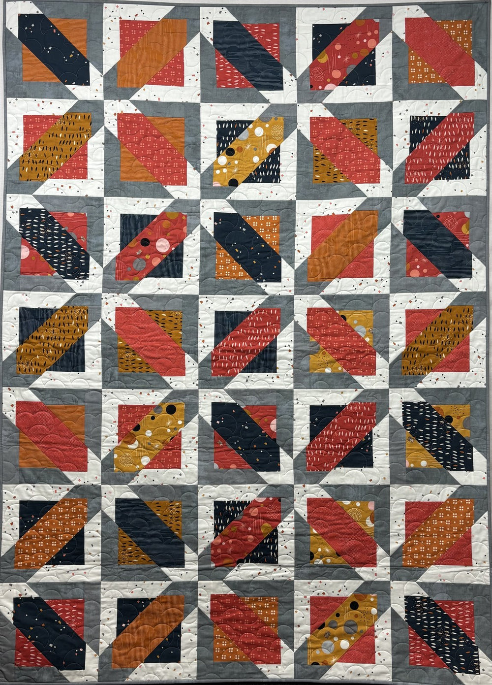 Frankie quilt, part of the Stripology Quickies Trunk 1 trunk show