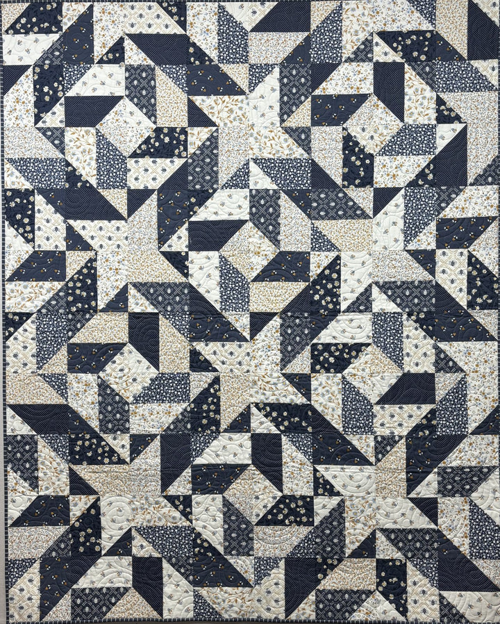 Holly quilt, part of the Stripology Quickies Trunk 1 trunk show
