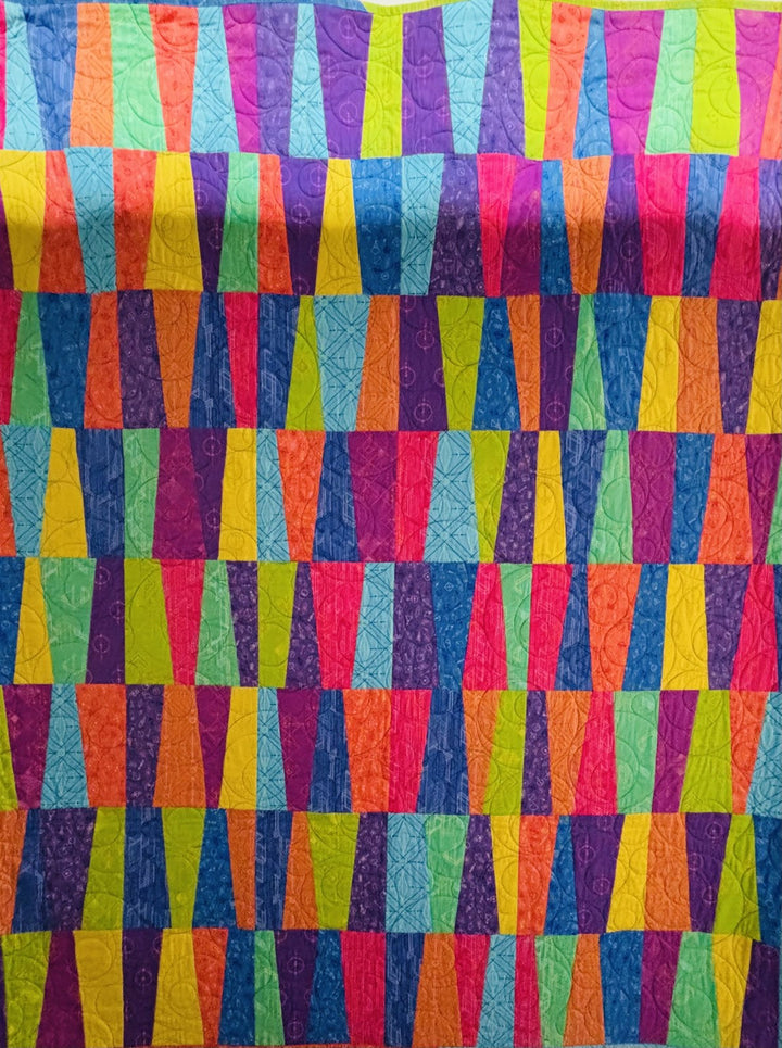 Pippa quilt, part of the Stripology Quickies Trunk 1 trunk show