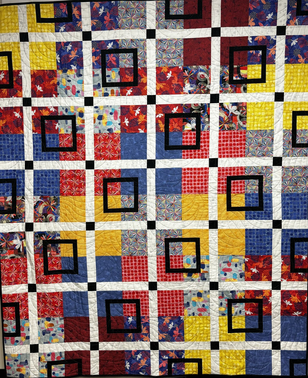Quinn quilt, part of the Stripology Quickies Trunk 1 trunk show