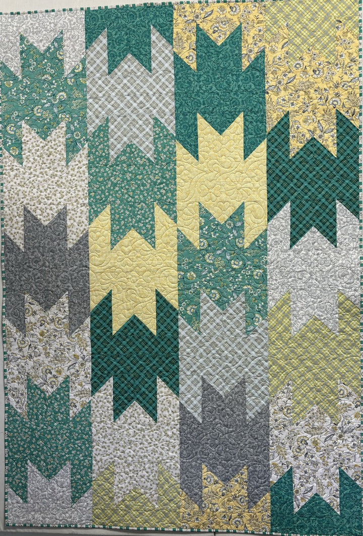 Ursula quilt, part of the Stripology Quickies Trunk 1 trunk show