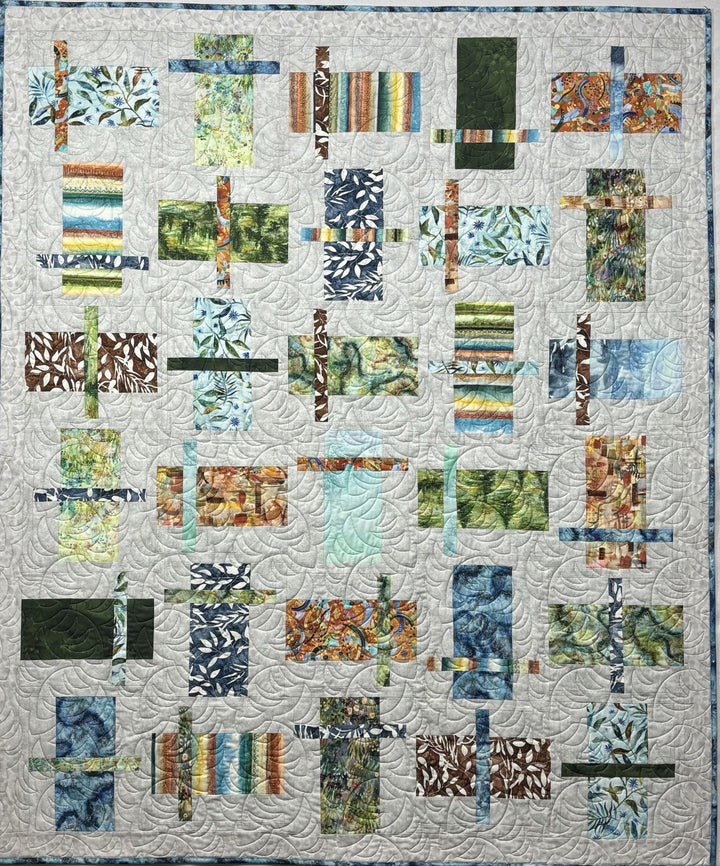Winny quilt, part of the Stripology Quickies Trunk 1 trunk show