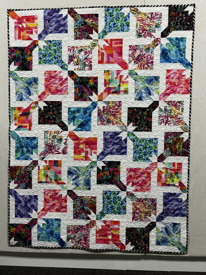 Lilo quilt, part of the Stripology Quickies Trunk 2 trunk show
