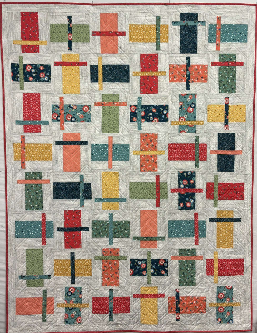 Winny quilt, part of the Stripology Quickies Trunk 2 trunk show