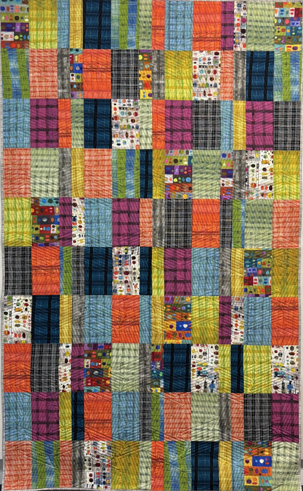Koby quilt, part of the Stripology Quickies Trunk 3 trunk show