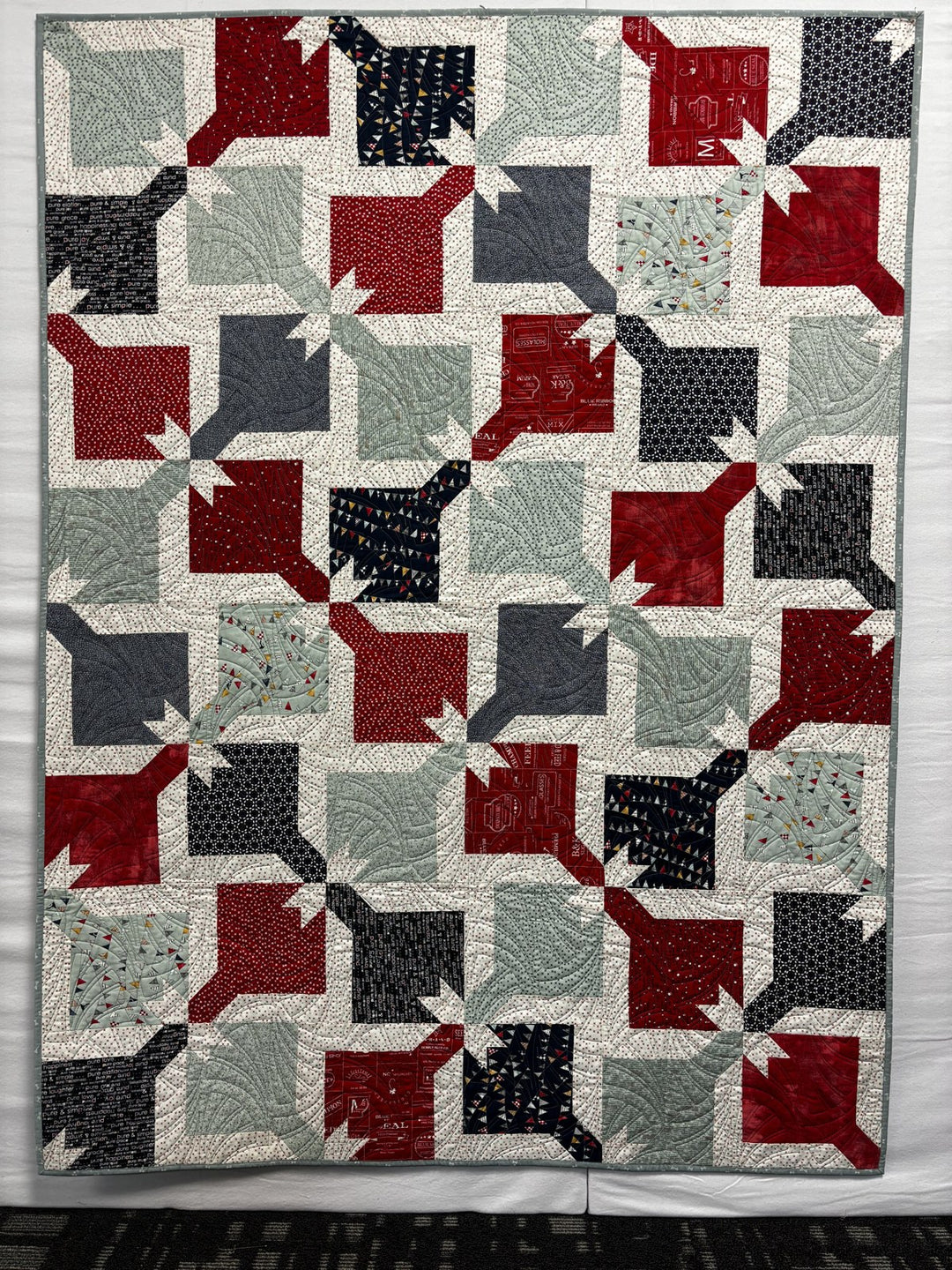 Lilo quilt, part of the Stripology Quickies Trunk 3 trunk show