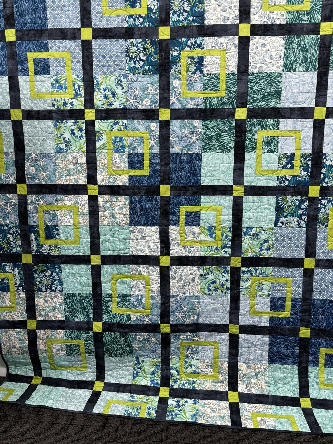 Quinn quilt, part of the Stripology Quickies Trunk 3 trunk show